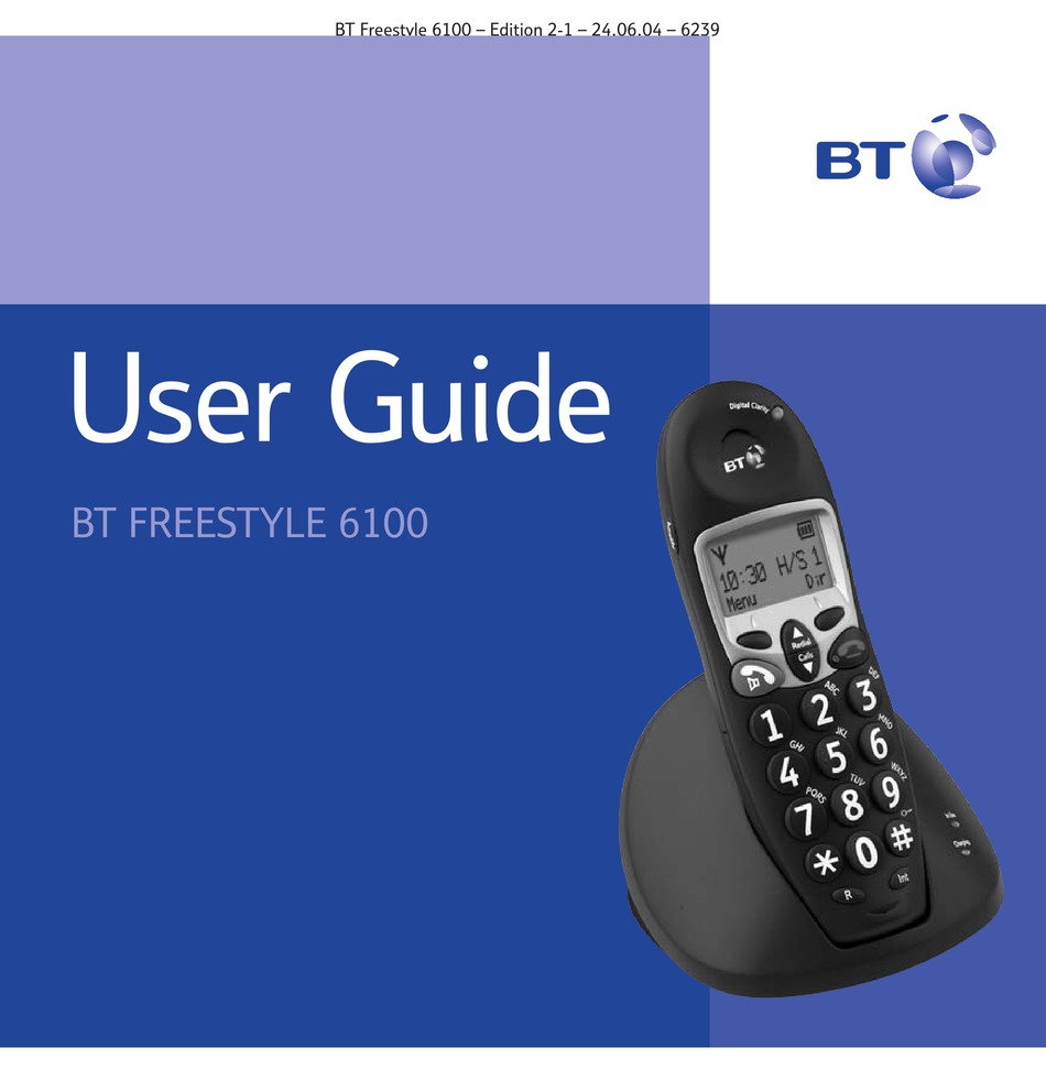 BT FREESTYLE 6100 USER MANUAL Pdf Download ManualsLib