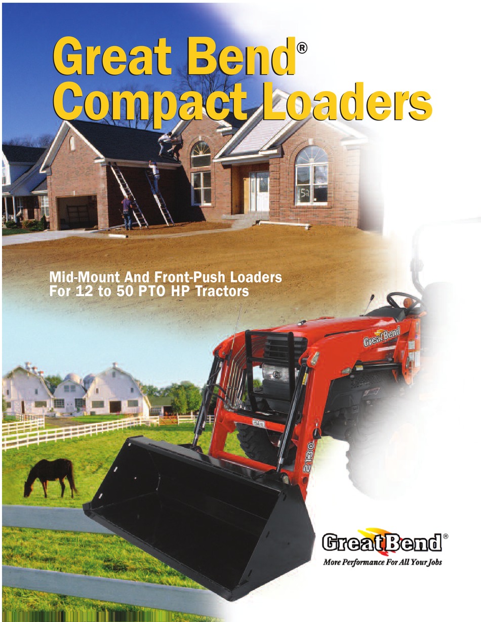 BUSH HOG GREAT BEND COMPACT LOADERS BROCHURE & SPECS Pdf Download