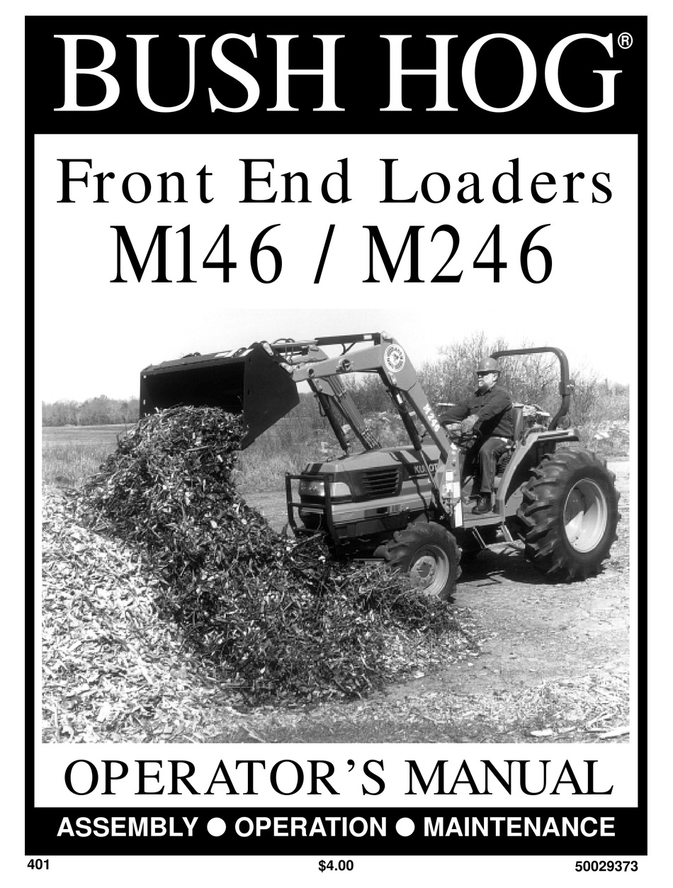 BUSH HOG M146 OPERATOR'S MANUAL Pdf Download ManualsLib