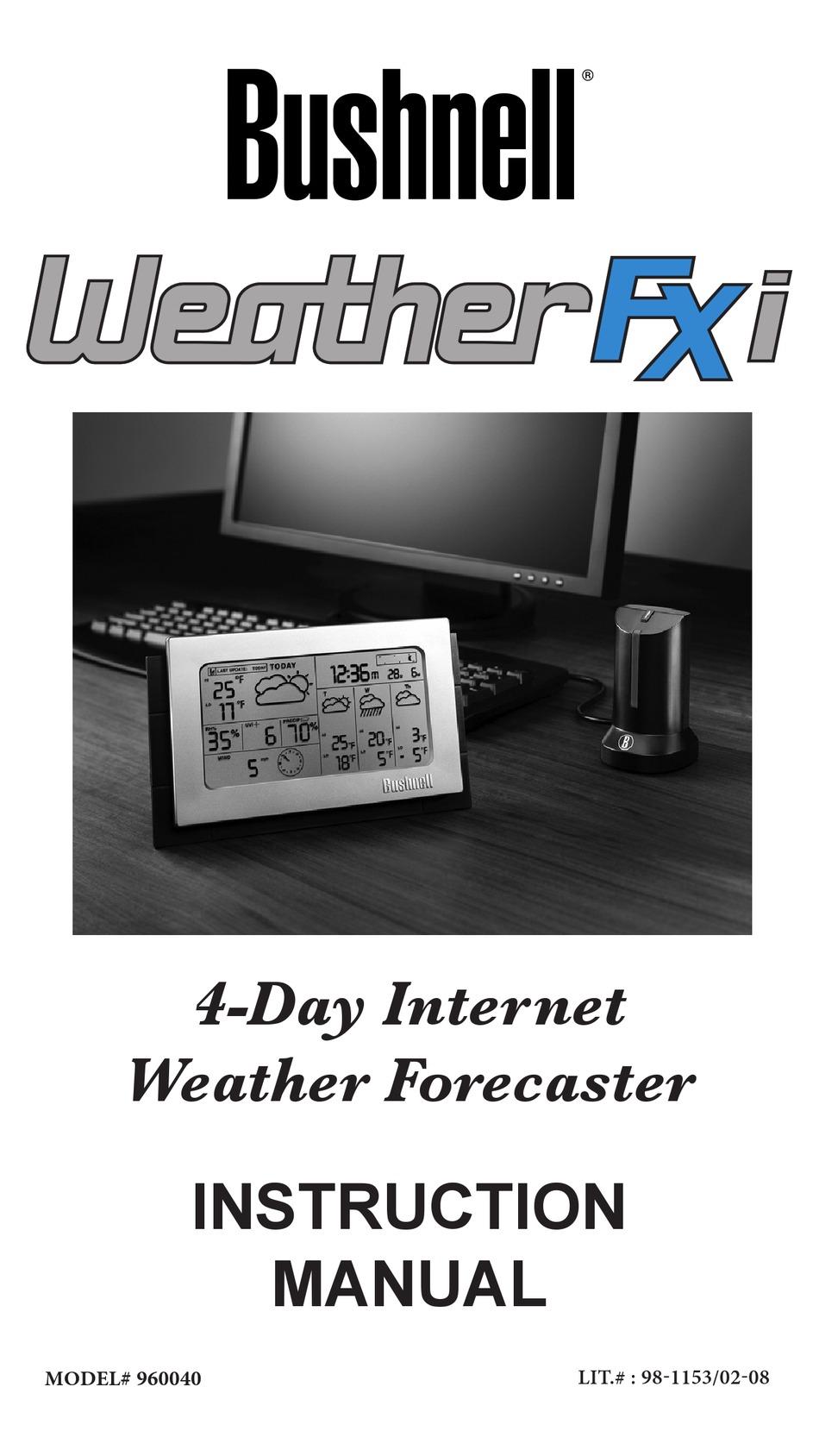 BUSHNELL WEATHERFXI 960040 INSTRUCTION MANUAL Pdf Download ManualsLib