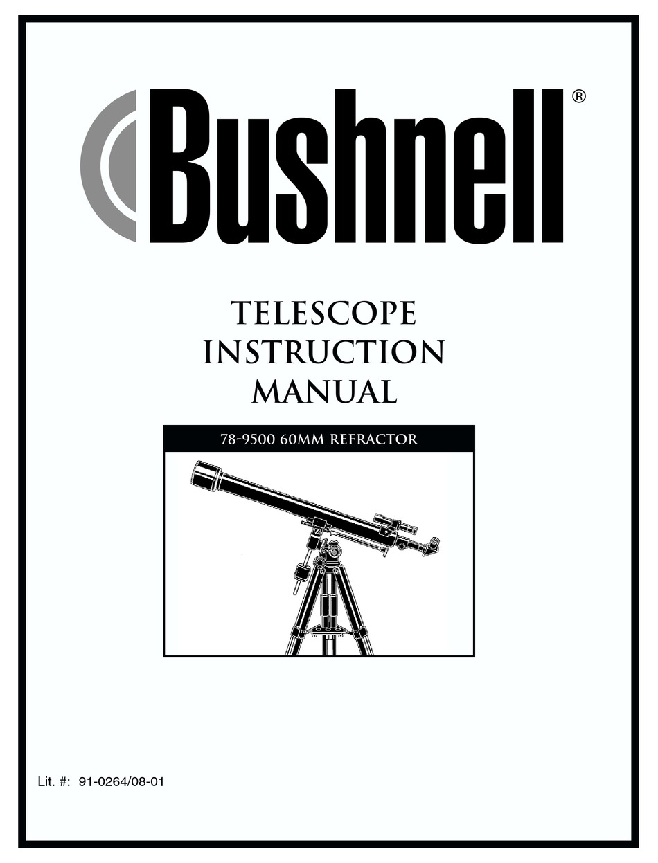 Bushnell 78-9512 Deep Space 420 X 60mm Refractor Telescope for sale | eBay