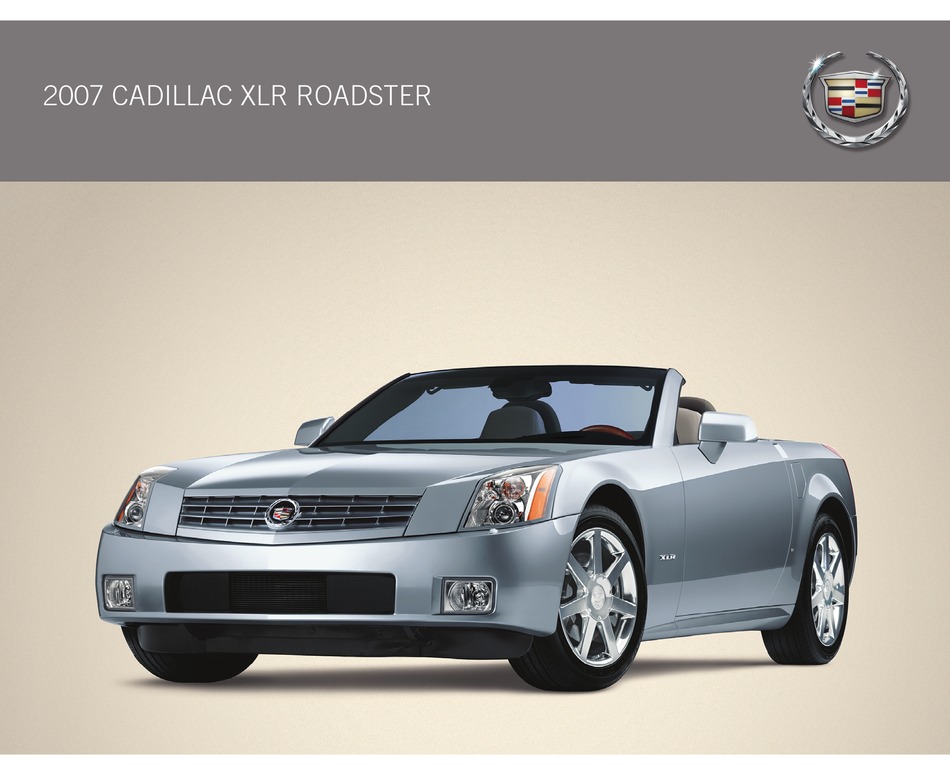 CADILLAC XLR SPECIFICATIONS Pdf Download ManualsLib