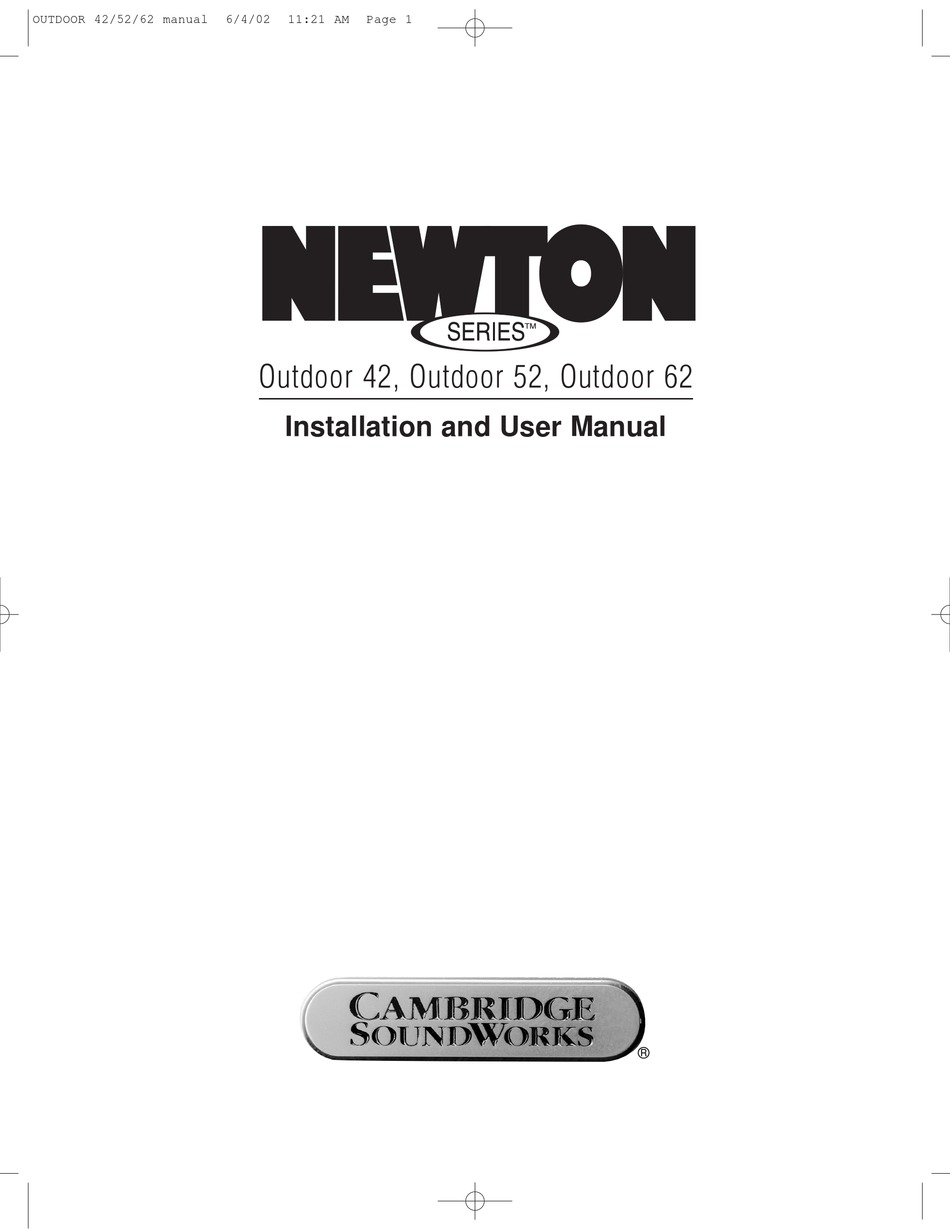 cambridge soundworks outdoor speakers