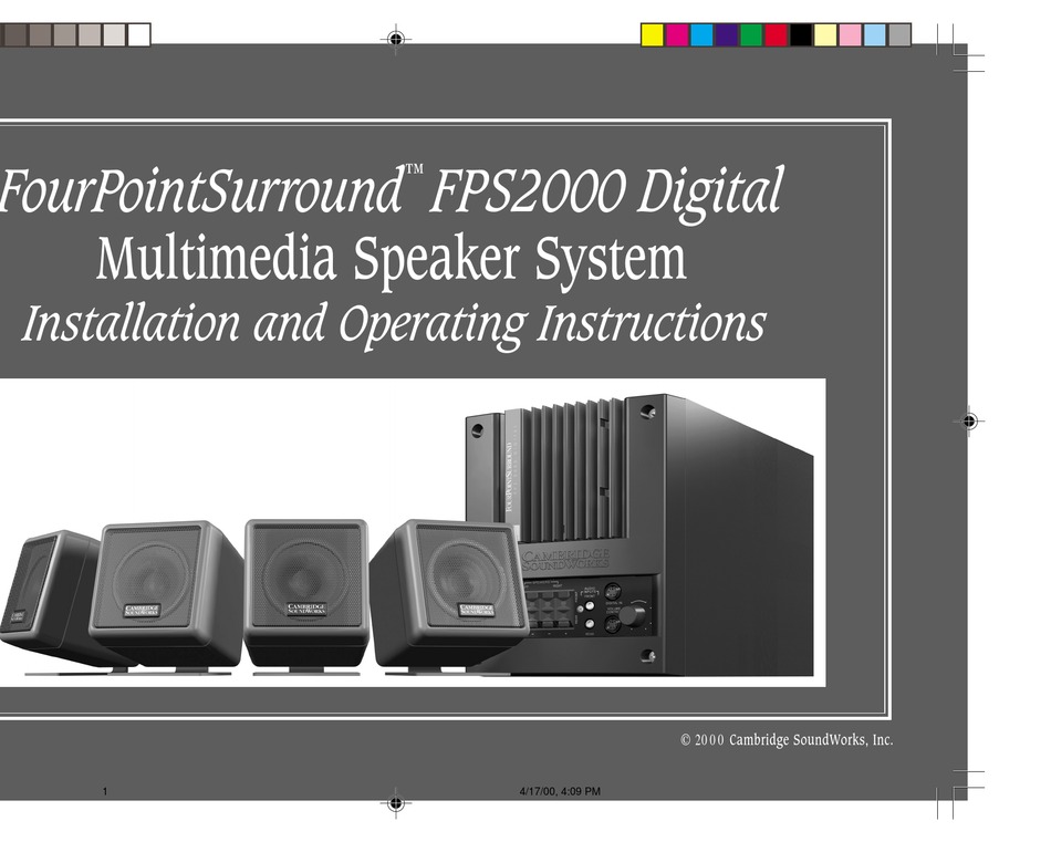 cambridge soundworks 5.1 surround sound speakers