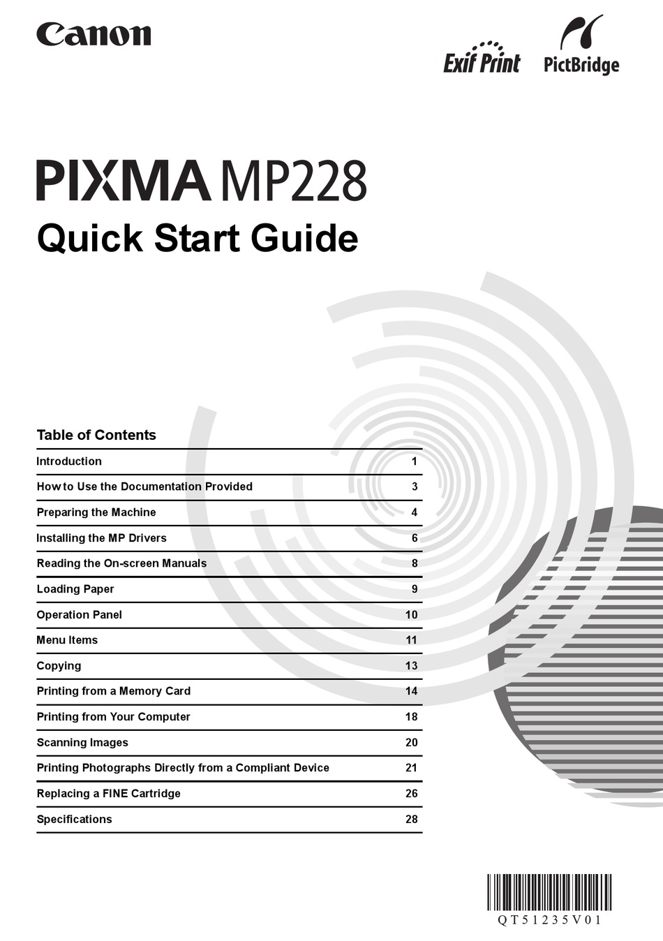 pc guide for canon mp210 printer