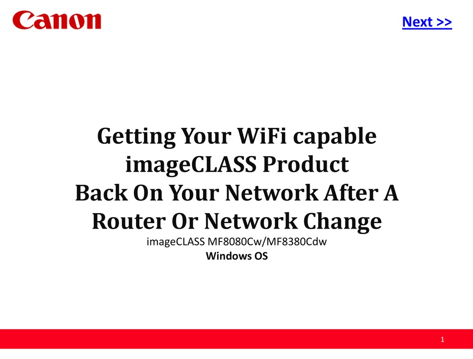 canon mf8080cw wireless setup