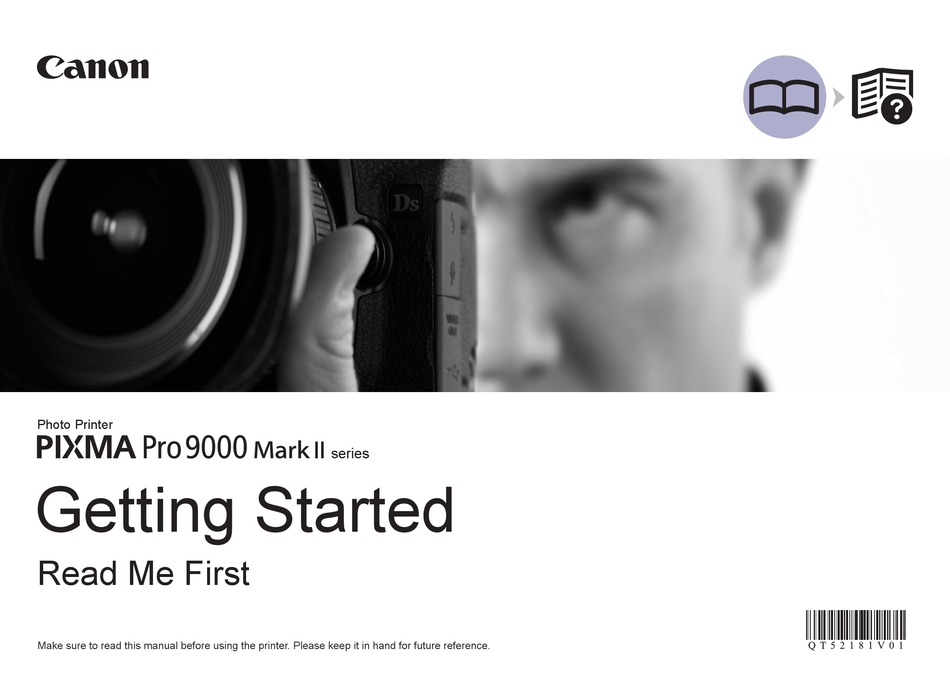 CANON PIXMA K10335 GETTING STARTED Pdf 