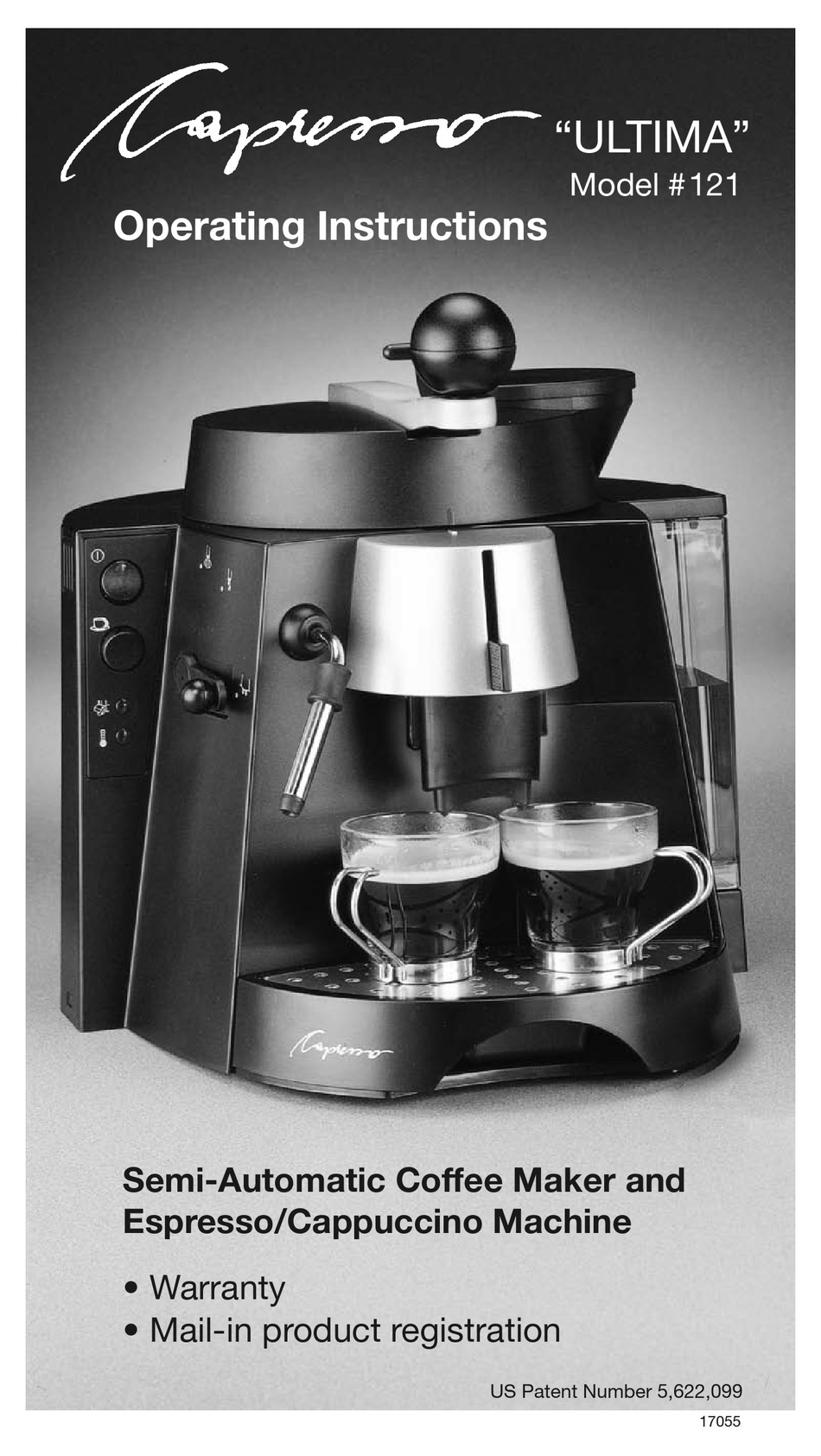 Capresso Ultima 121 Operating Instructions Manual Pdf Download Manualslib