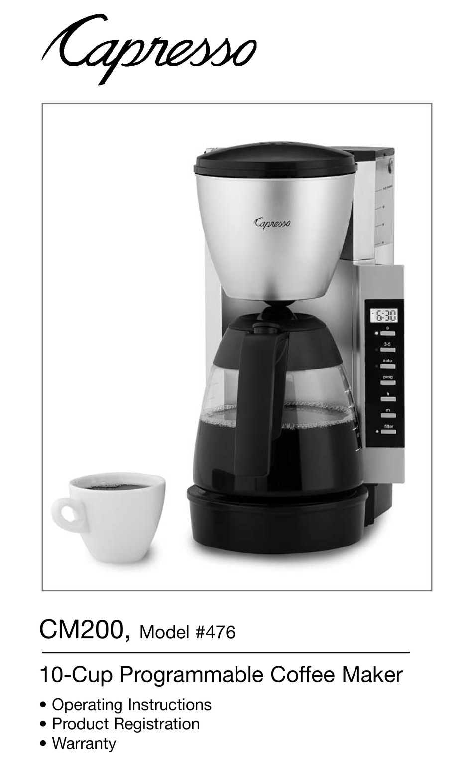 Cleaning The Coffee Maker; Decalcifying 