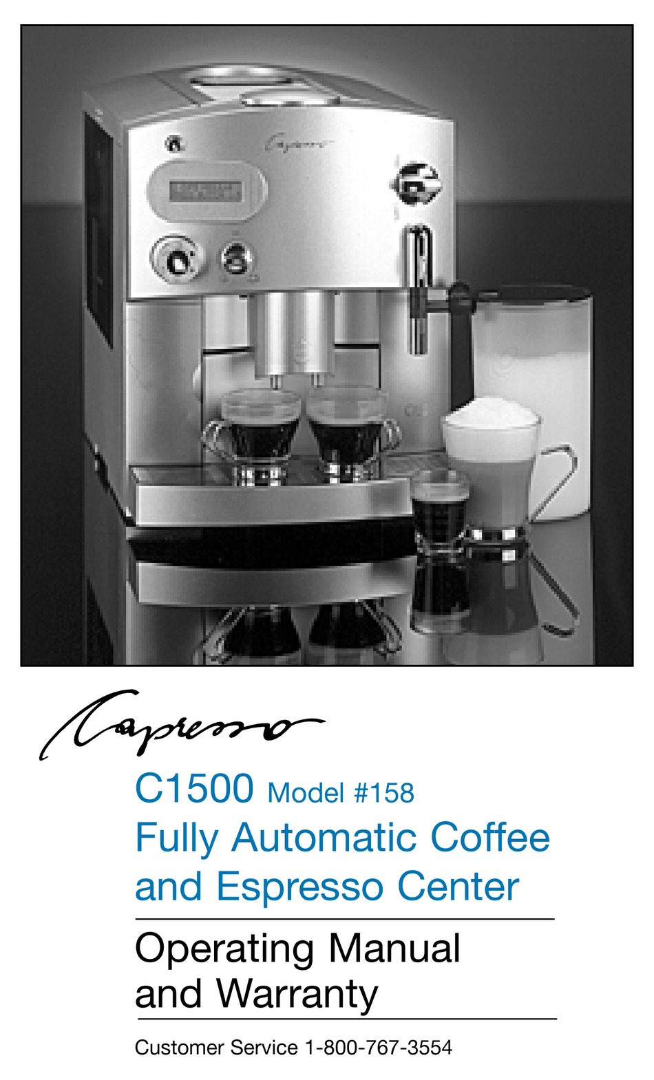 CAPRESSO 158 OPERATING MANUAL Pdf Download ManualsLib