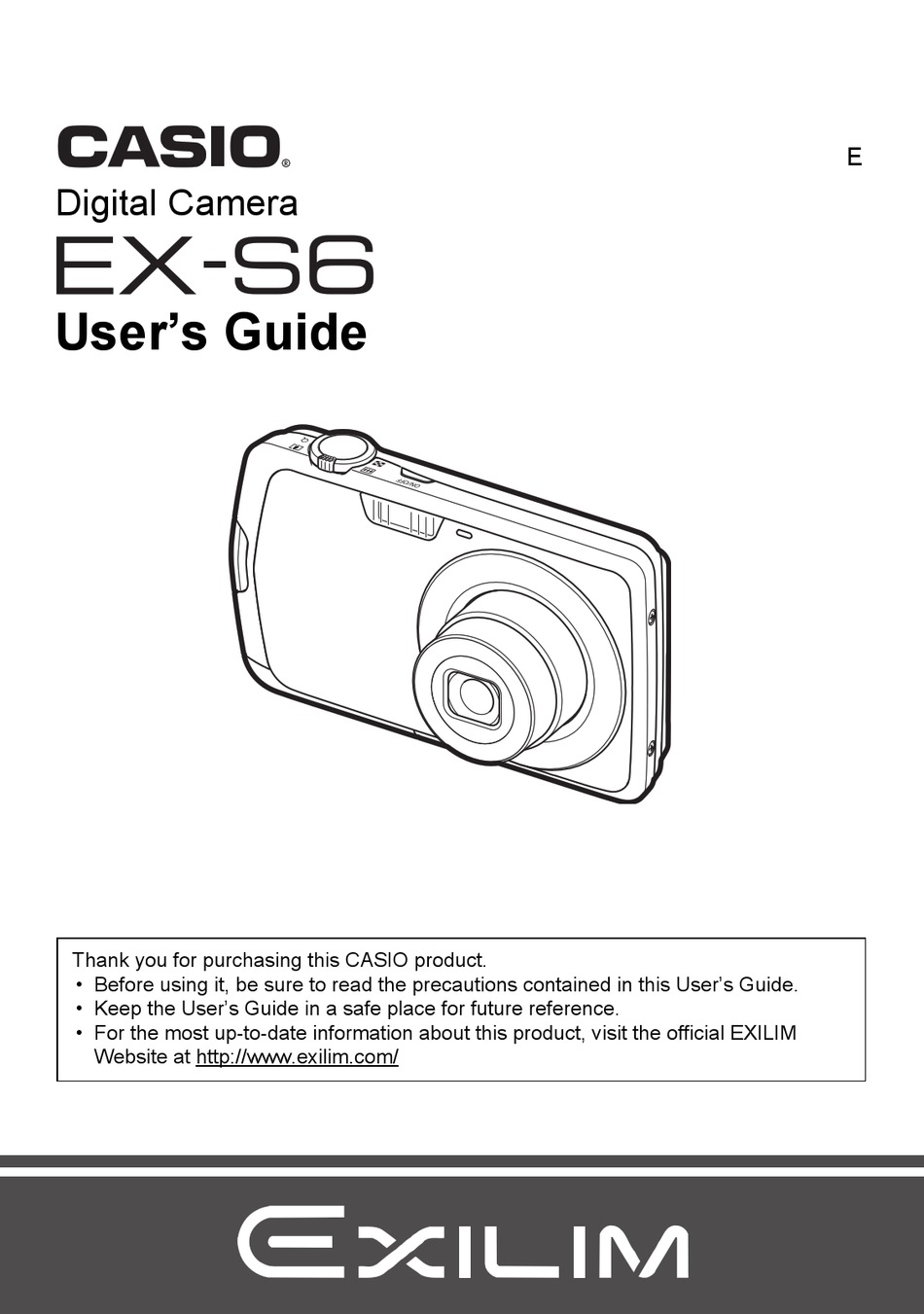 casio exilim ex s6