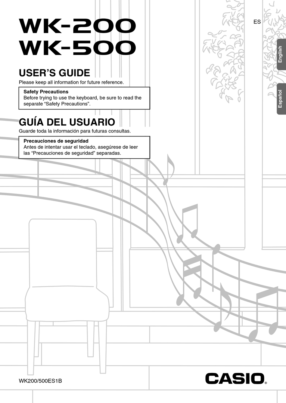 Casio Keyboard Wk 500 User Manual Pdf Download Manualslib
