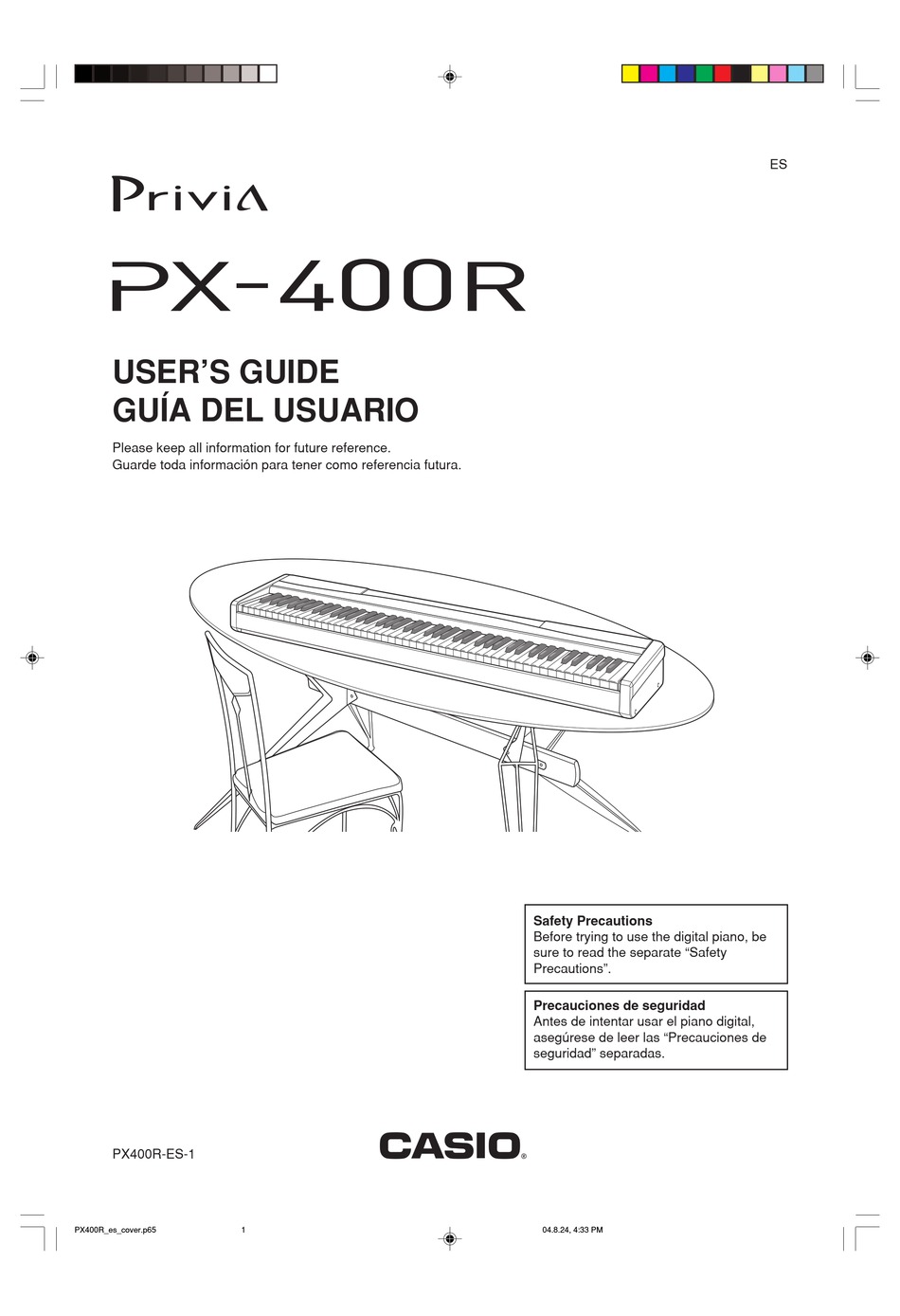 CASIO PRIVIA PX-400R USER MANUAL Pdf Download | ManualsLib