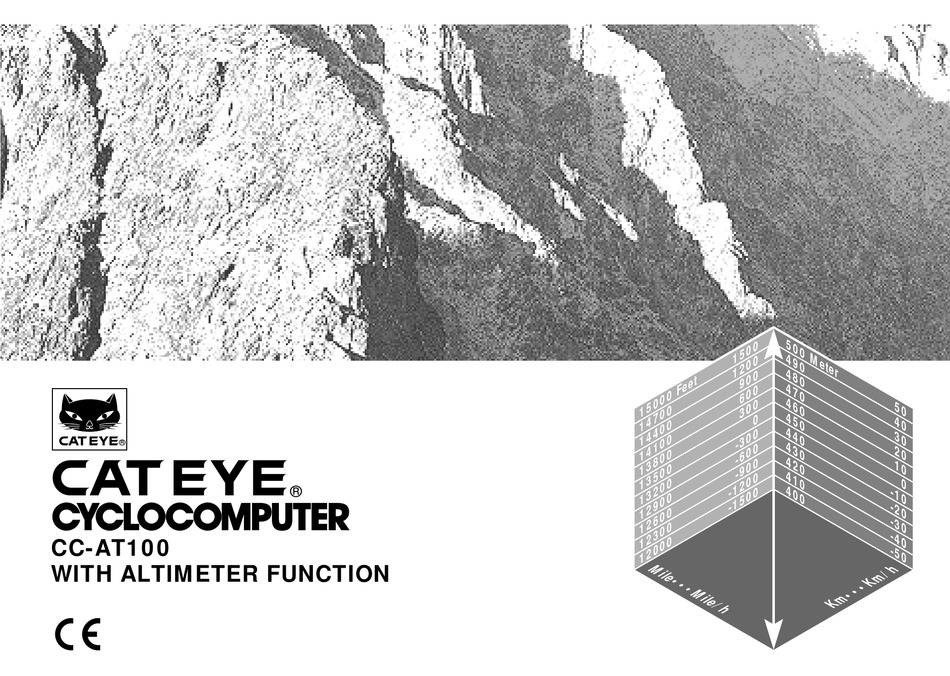 Cateye Cc At100 Instruction Manual Pdf Download Manualslib