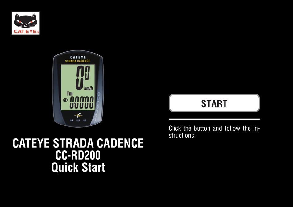 cateye strada wired manual