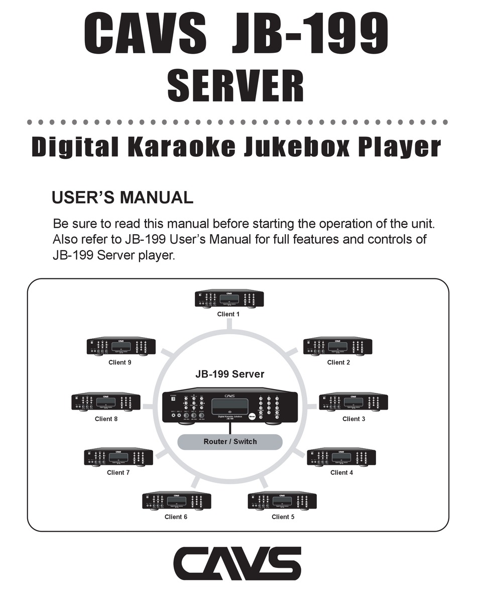 CAVS JB199 USER MANUAL Pdf Download ManualsLib