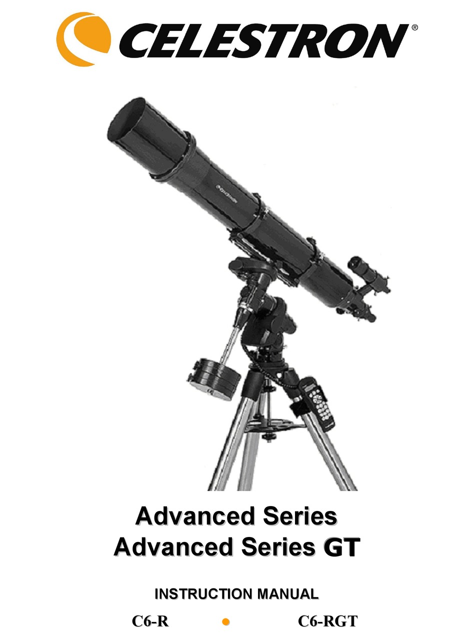 Advanced series. Инструкция Celestron. Как прочитать на русскомseletron.