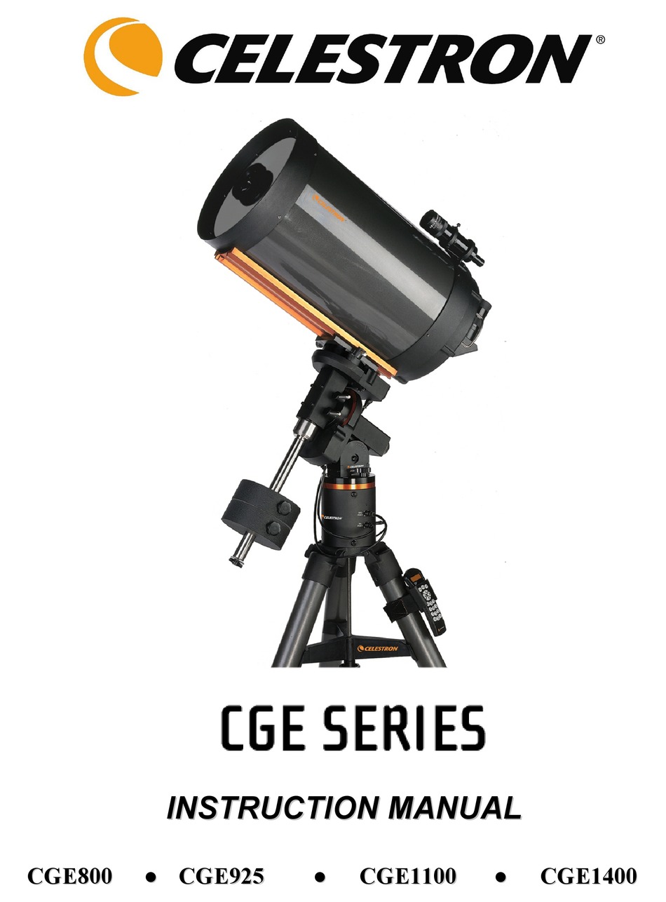 Celestron advanced 2024 vx manual