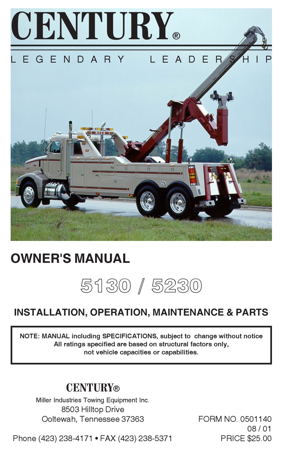 MILLER CENTURY 5230 PARTS LIST Pdf Download ManualsLib