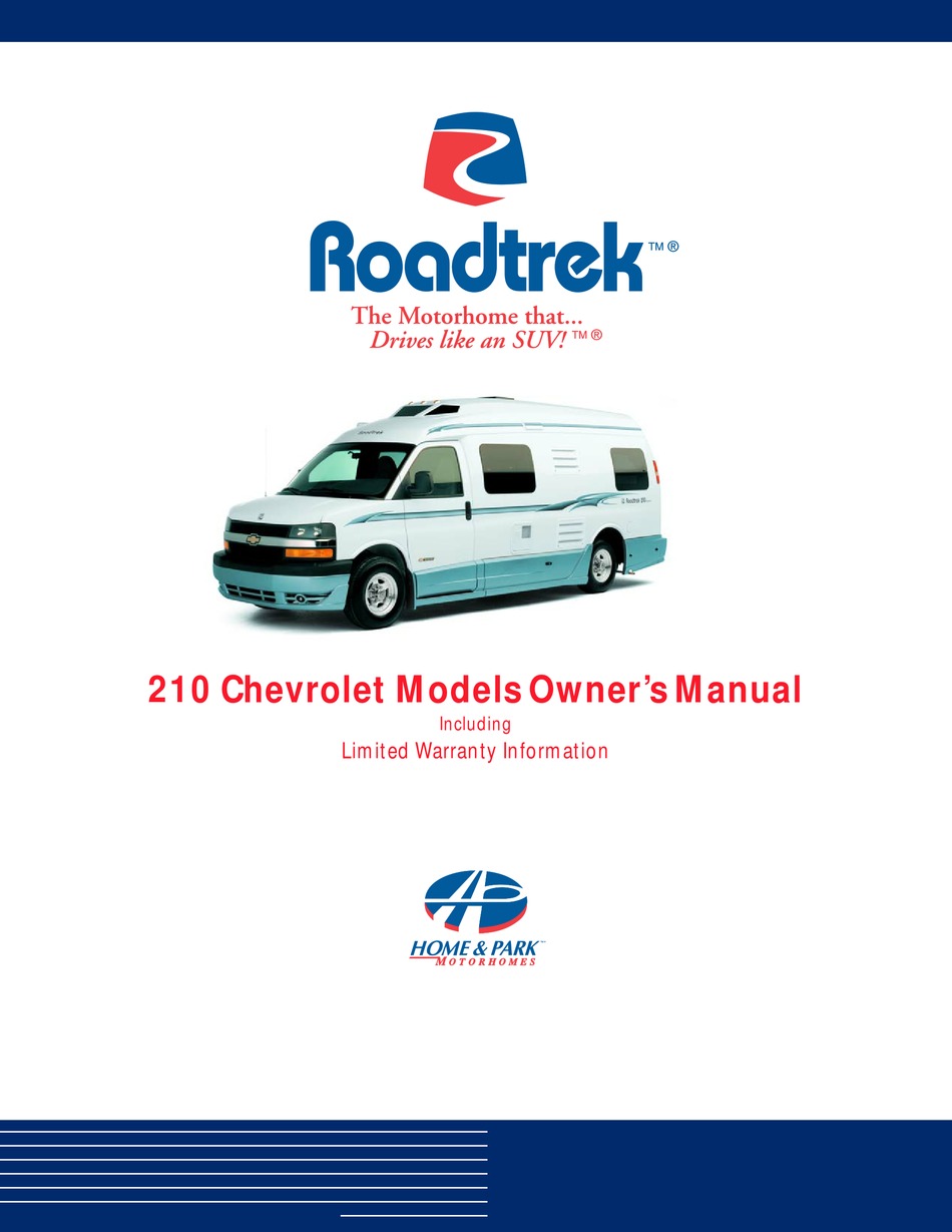 ROADTREK OWNER'S MANUAL Pdf Download ManualsLib