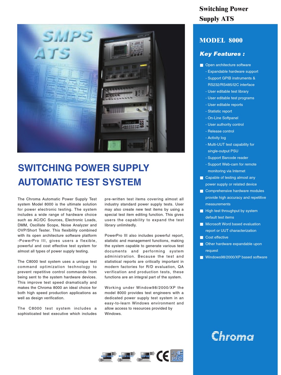 Power Pro Automated Test Software < Chroma