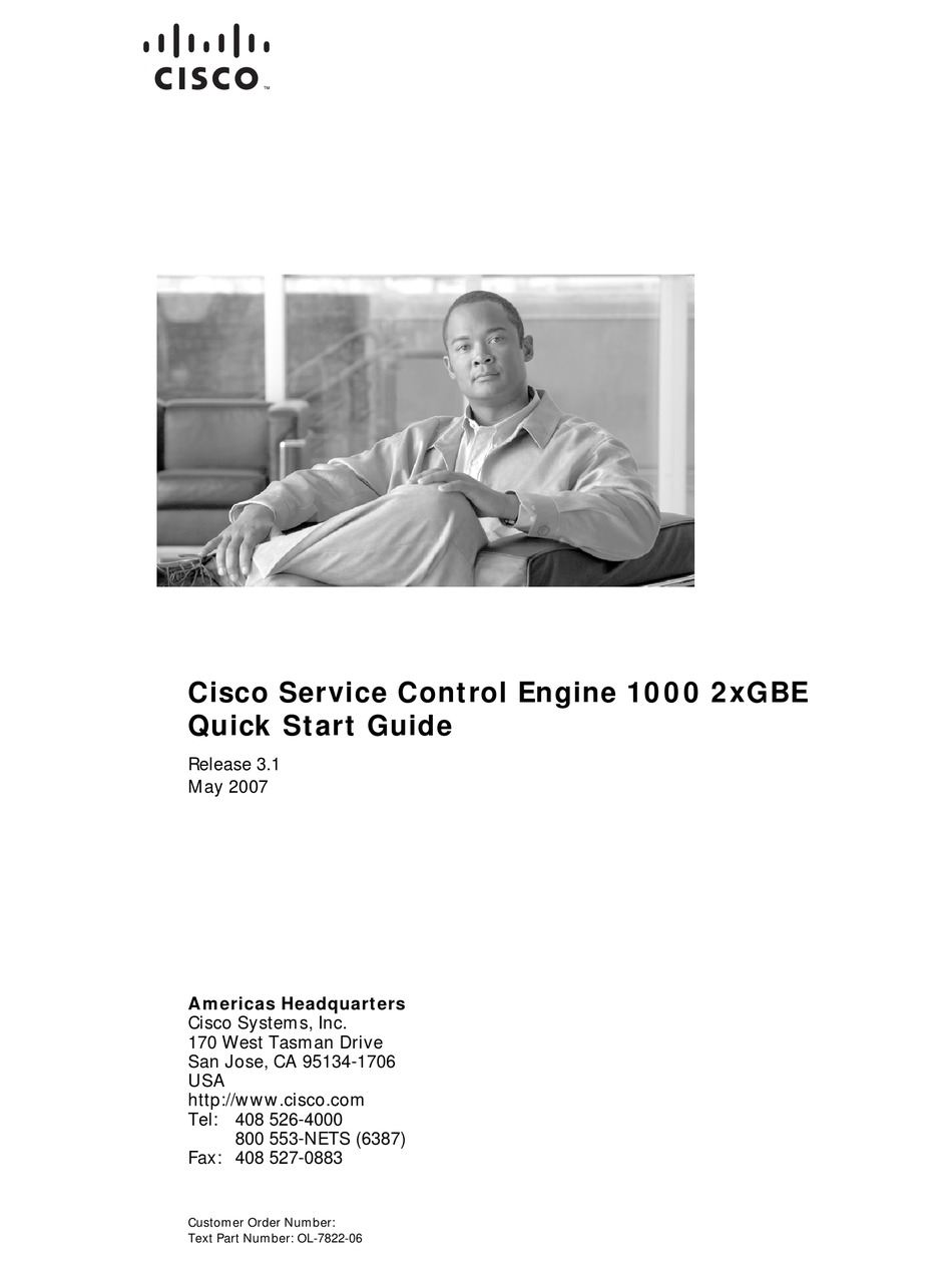 CISCO OL 7822 06 QUICK START MANUAL Pdf Download ManualsLib