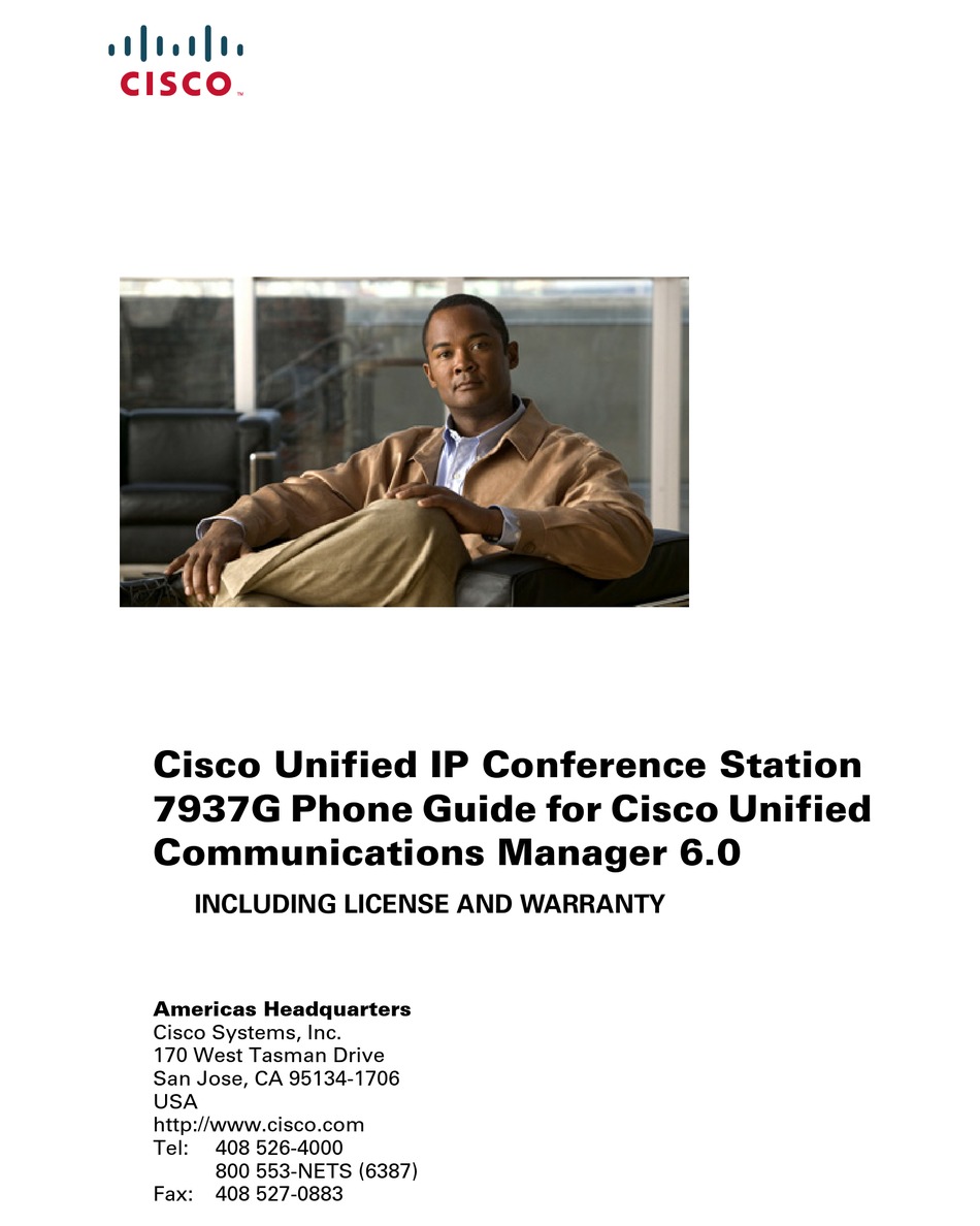 CISCO 7937G MANUAL Pdf Download | ManualsLib