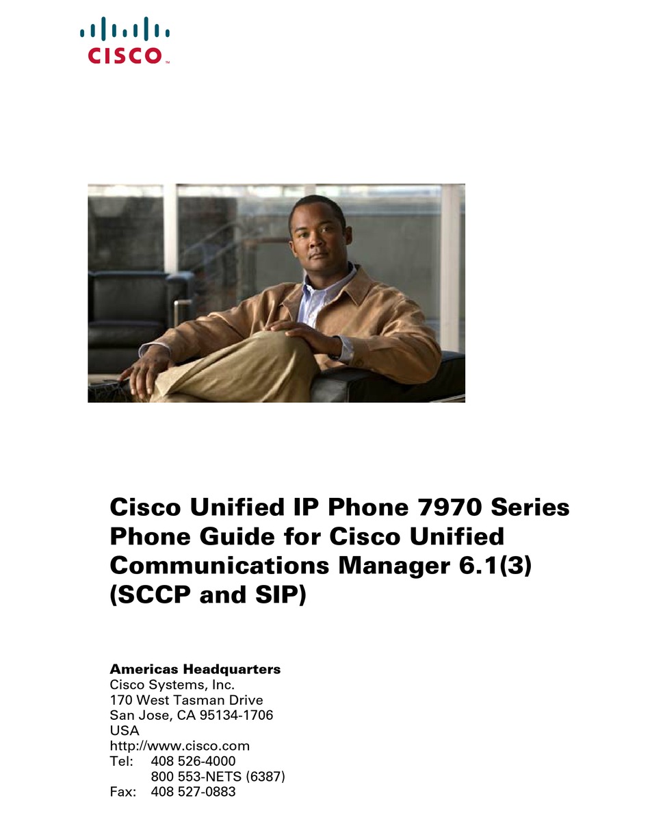 cisco ip phone 7970 series user guide