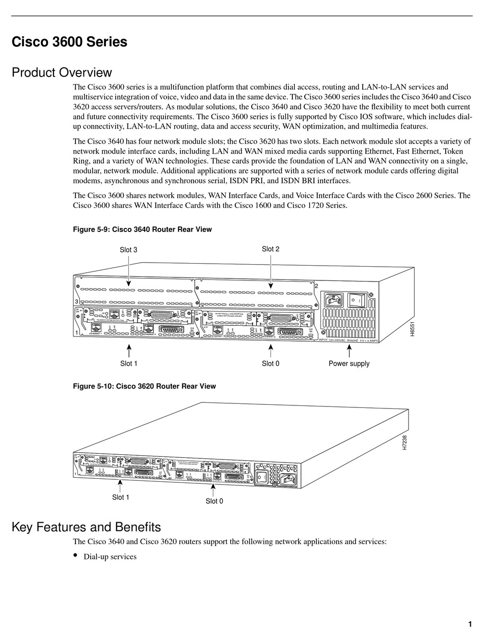 Cisco Systems 800-01171-05 2e 2w 2-Port Ethernet Interface Module 3600 Series 