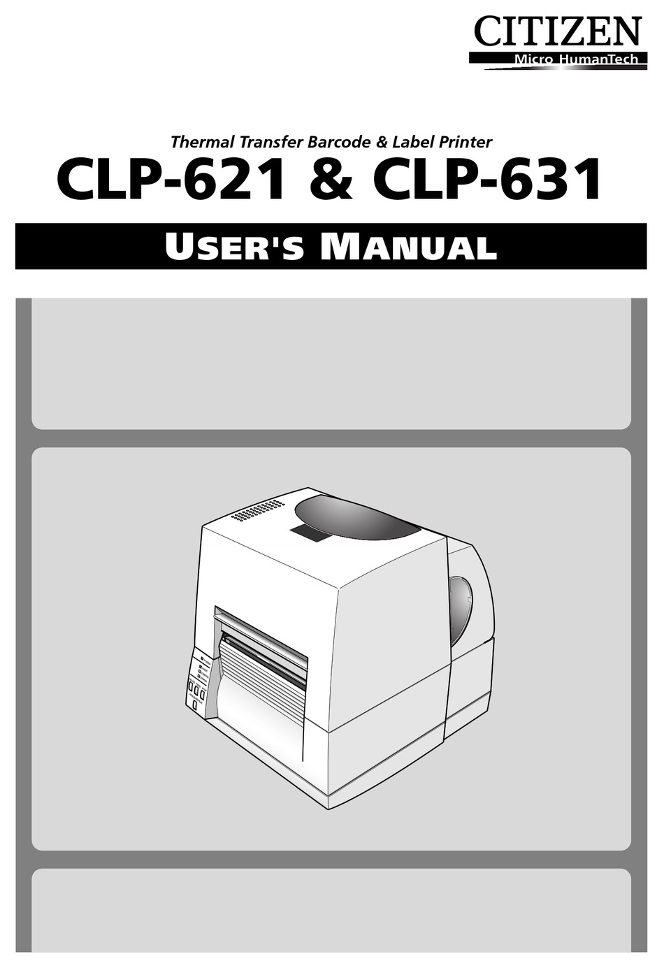citizen clp 7202e access menu for directtm