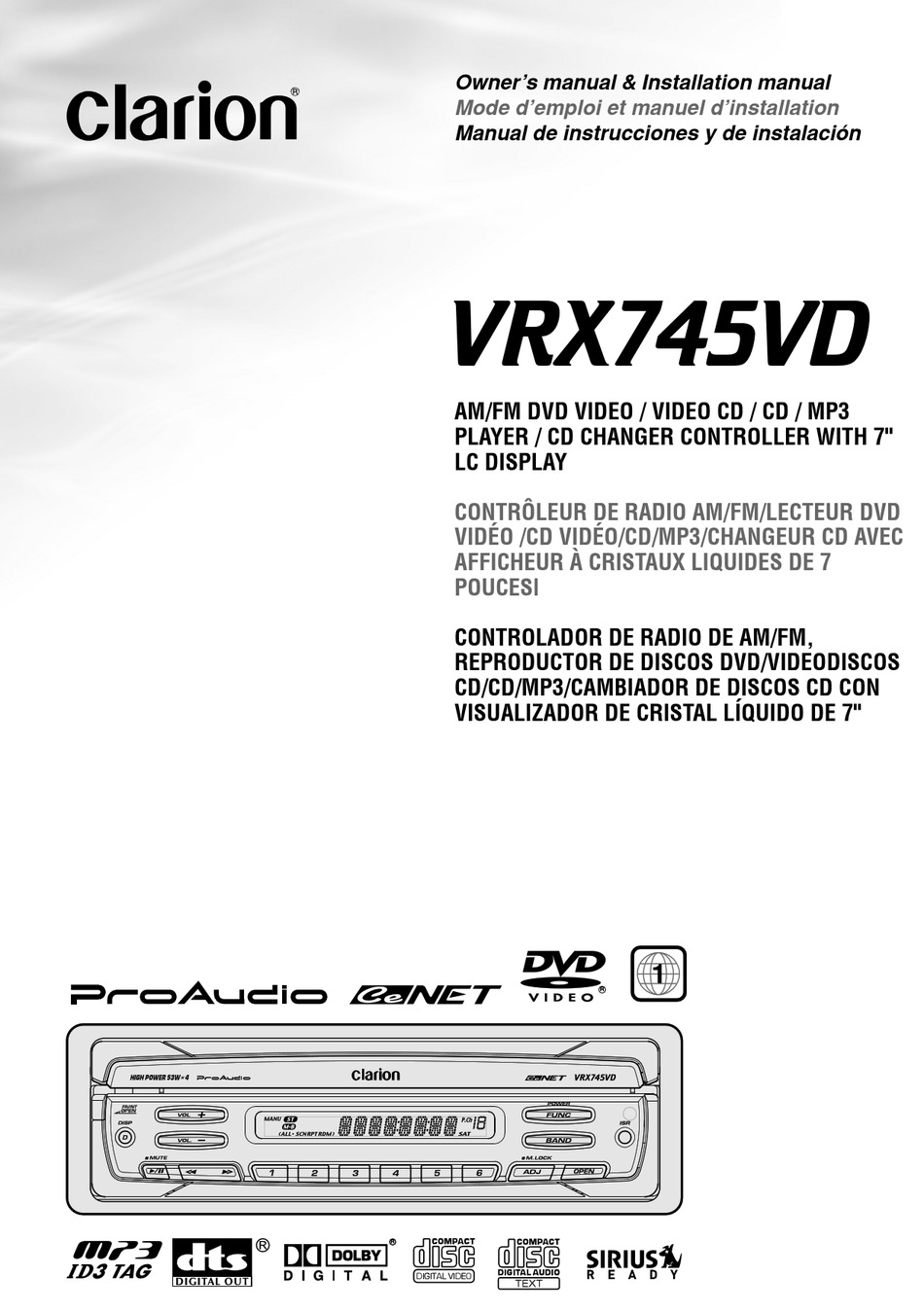 Clarion Vrx745vd Owner S Manual - Wiring Diagram For Vrx745vd Clarion Vrx745vd Owner S Manual - Wiring Diagram For Vrx745vd