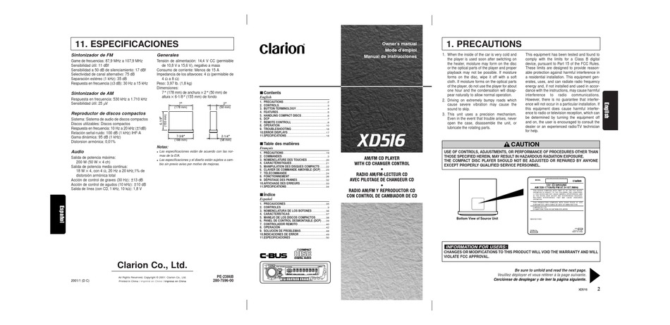 Clarion cx501 wiring diagram