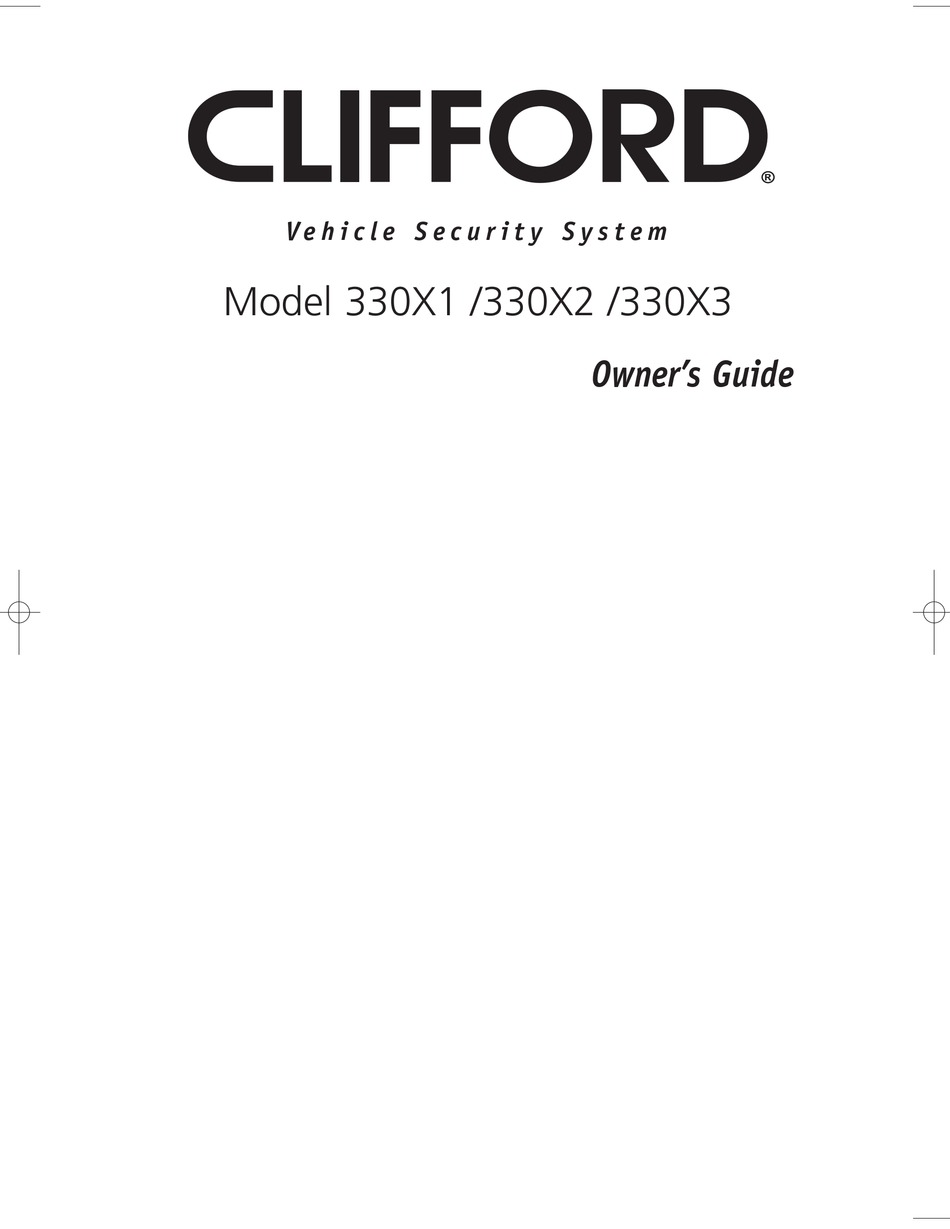 Clifford 3305x Wiring Diagram - Wiring Diagram