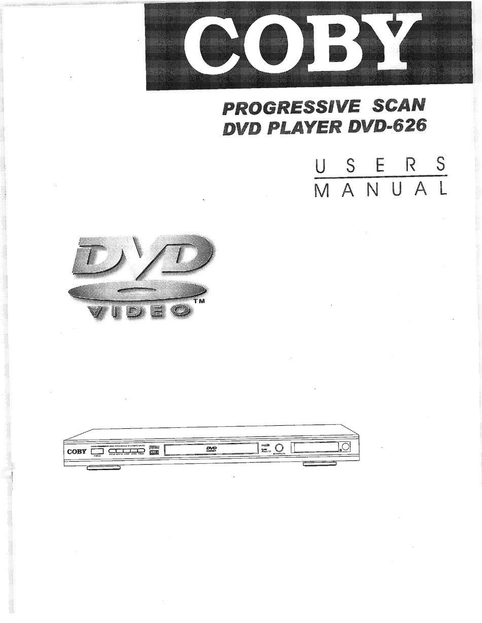 COBY DVD626 USER MANUAL Pdf Download ManualsLib