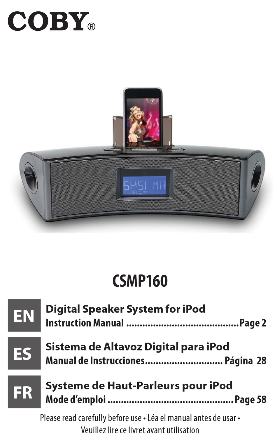 COBY CSMP160 INSTRUCTION MANUAL Pdf Download ManualsLib