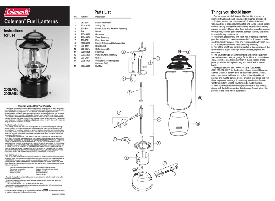 coleman pool manual