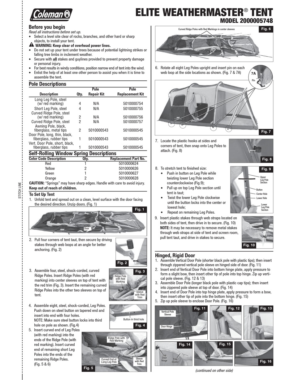 coleman elite weathermaster 8
