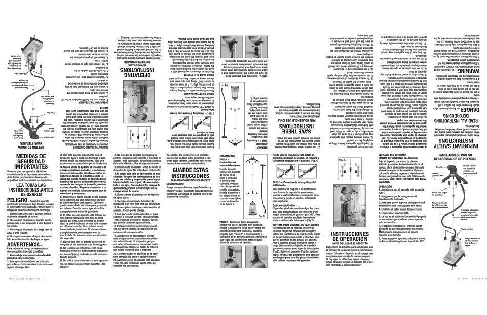 CONAIR GS11DR INSTRUCTIONS FOR USE Pdf Download ManualsLib