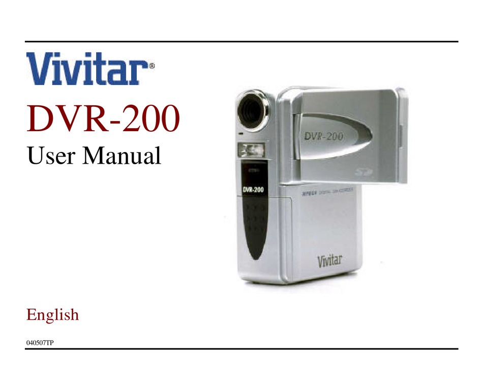 vivitar dvr 310