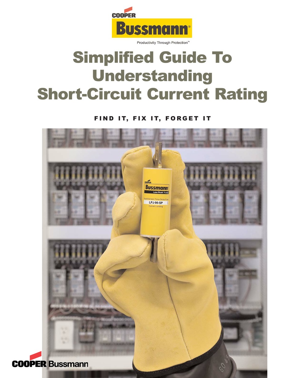 COOPER BUSSMANN ELECTRONICS SHORTCIRCUIT CURRENT RATING BROCHURE Pdf