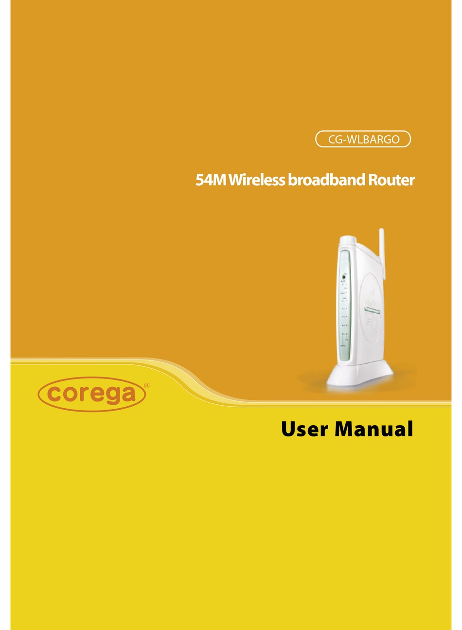 COREGA CG-WLBARGO USER MANUAL Pdf Download | ManualsLib