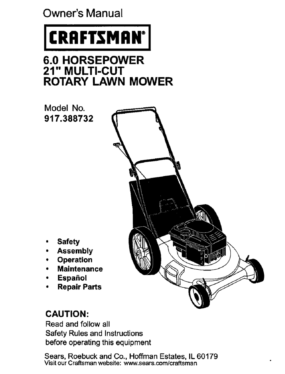 Craftsman Lawn Mower Model Parts Diagram Reviewmotors Co