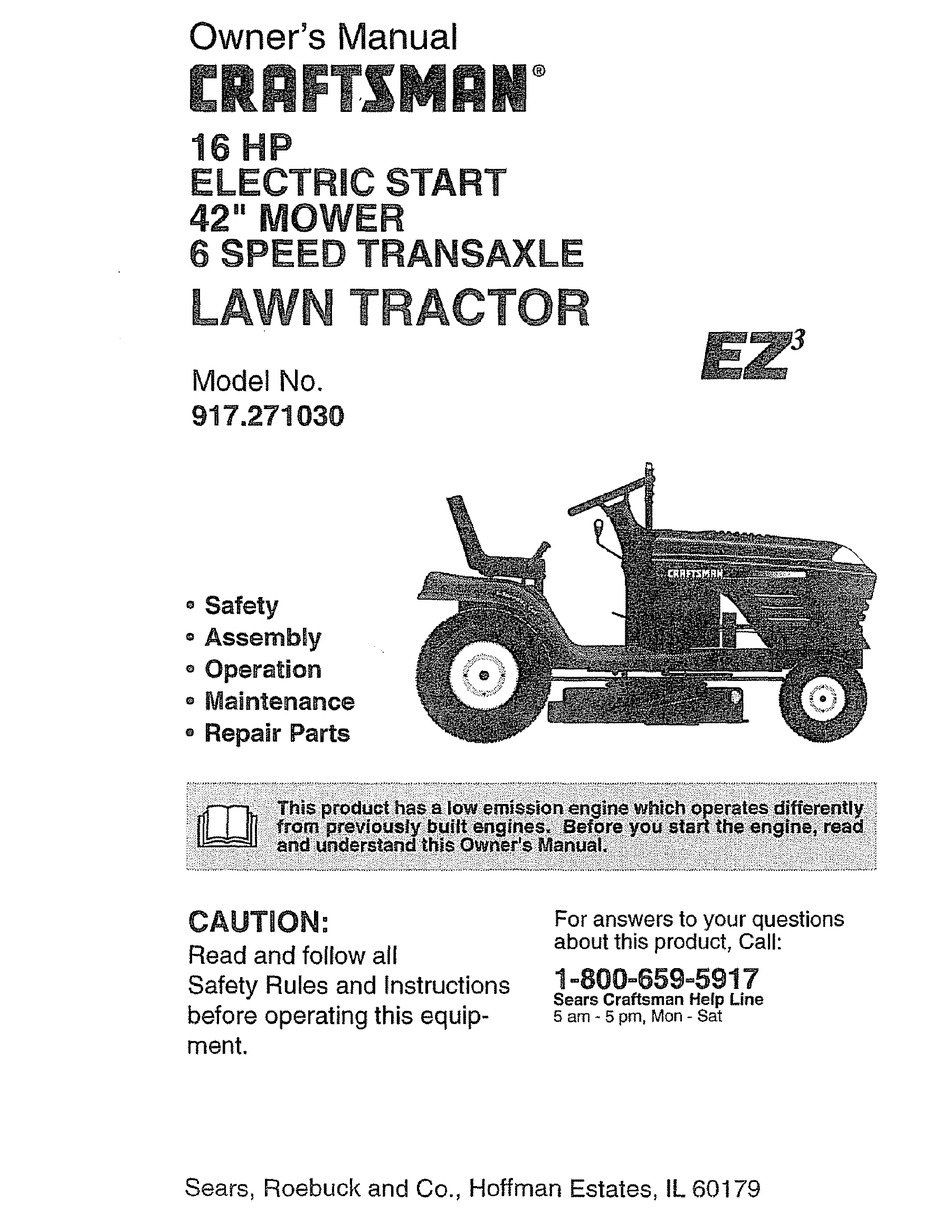 Sears Lawn Tractor Repair Www