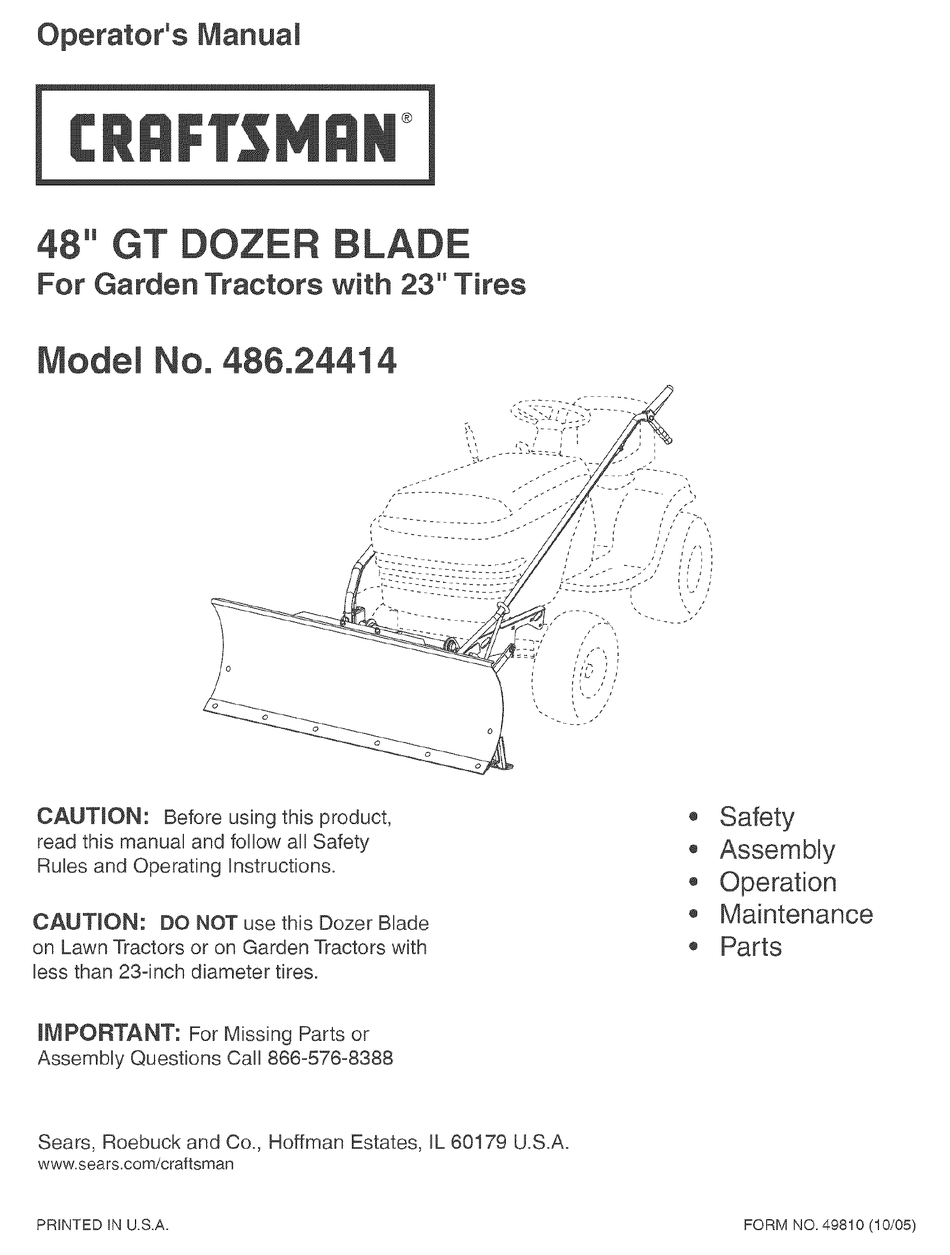 Craftsman snow blade mounting bracket hot sale