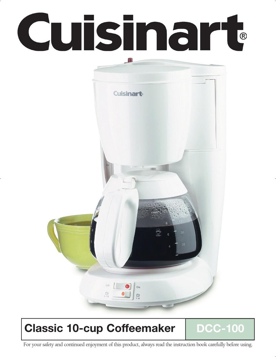 CUISINART CCO-40BC SERIES INSTRUCTION BOOKLET Pdf Download