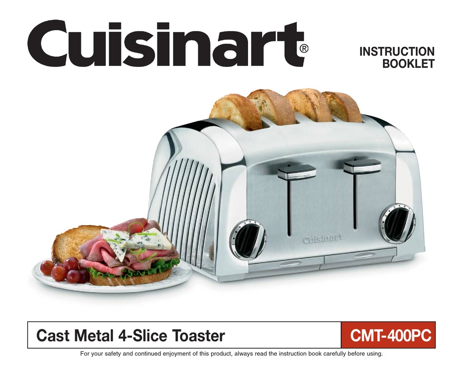 CUISINART CMT400PC INSTRUCTION BOOKLET Pdf Download ManualsLib