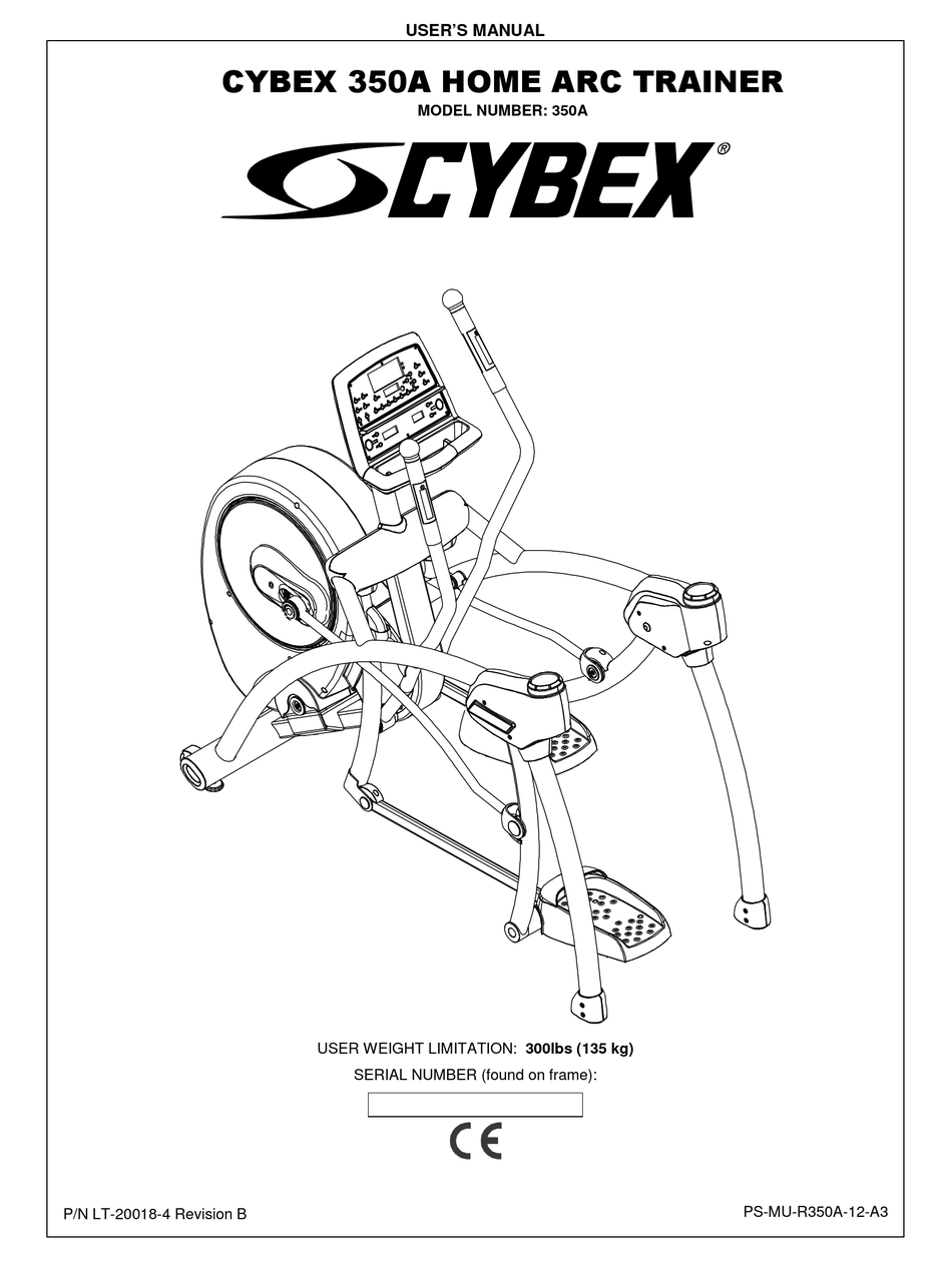 CYBEX 350A USER MANUAL Pdf Download | ManualsLib