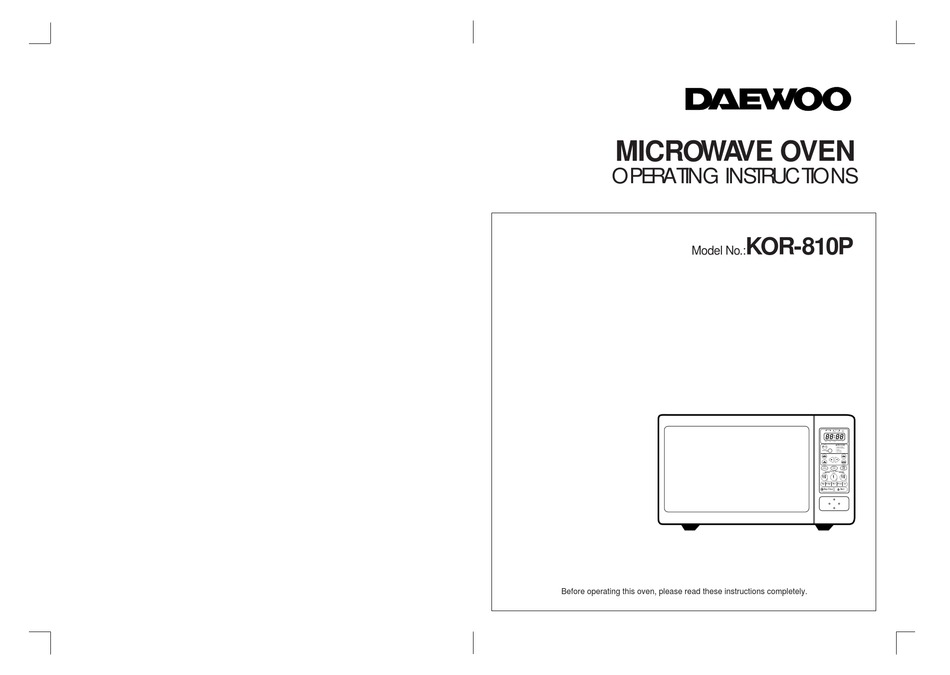 Daewoo kor 810p