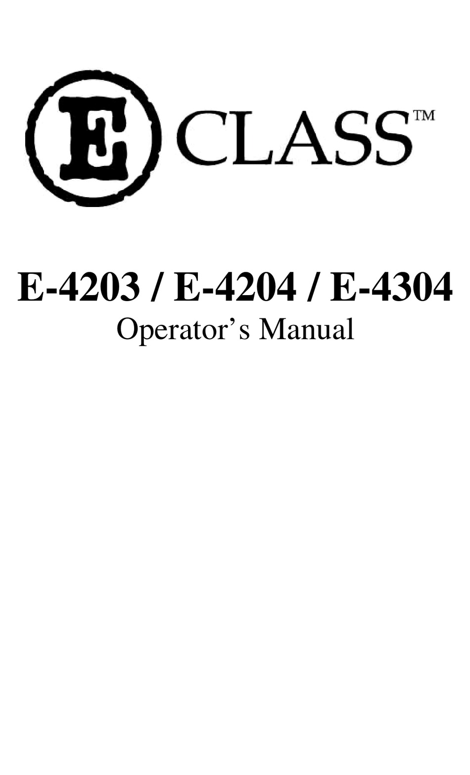 Datamax E Class E 4304 Operator S Manual Pdf Download Manualslib