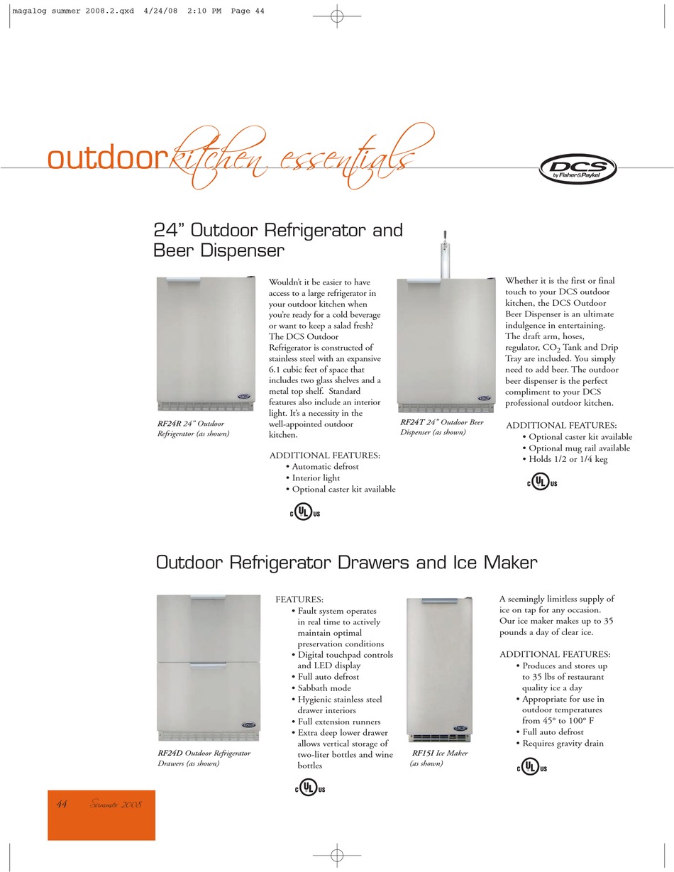 DCS OKR SPECIFICATIONS Pdf Download ManualsLib